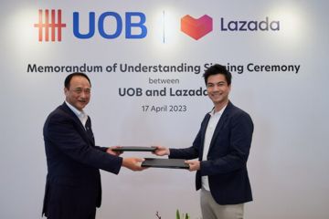UOB dan Lazada jalin kemitraan strategis untuk mengembangkan ekosistem digital di Asia Tenggara