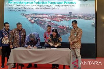 PT BIMA-Pertamina Lubricant kolaborasi dukung industri Pelindo