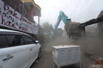 Eksekusi rumah warga terdampak pembangunan Tol Solo-Yogyakarta