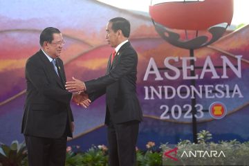 Presiden Joko Widodo sambut kedatangan Perdana Menteri Kamboja