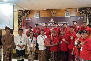 KPU Bali terima pendaftaran bakal calon DPRD dari PDIP