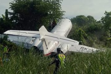 KNKT investigasi penyebab pesawat tergelincir di Bandara Morowali