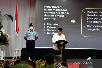 Wapres sebut Maluku Utara  adalah titik nol jalur rempah dunia