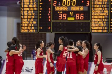 Tim basket putri Indonesia raih emas SEA Games untuk pertama kali