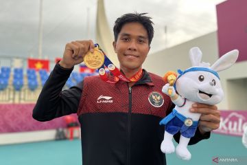 Rifqi Fitriadi rebut emas tenis tunggal putra SEA Games 2023