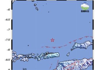 BMKG: Gempa bumi bermagnitudo 5,2 di Laut Banda tak berpotensi tsunami