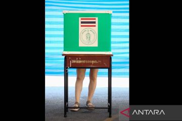 Antusiasme warga Thailand berikan suara di pemilihan umum