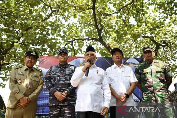 Wapres hadiri peresmian Kampung Bahari Nusantara di Untung Jawa