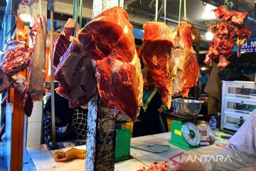 Harga daging sapi di Pontianak kembali stabil pasca Lebaran