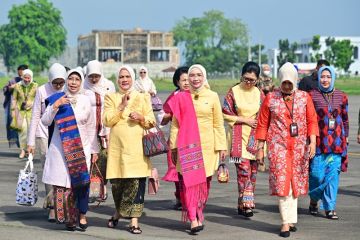 Iriana Jokowi ke Medan, hadiri HUT Dekranas dan Gelar Melayu Serumpun