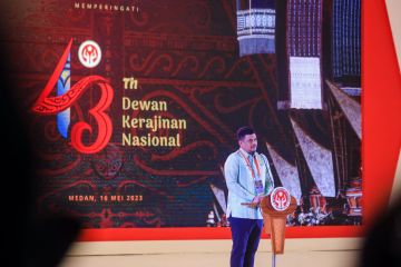 HUT Ke-43 Dekranas di Medan dihadiri Ibu Negara berlangsung meriah