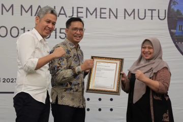 KSOP Cirebon raih Sertifikat Sistem Manajemen Mutu ISO 9001:2015