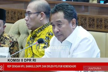 Dirjen Polpum serahkan respons revisi PKPU 10/2023 ke Komisi II DPR