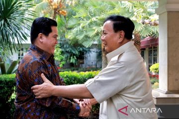 Prabowo dan Erick Thohir bertemu bahas timnas dan dinamika negara
