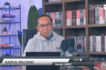 SMRC: Atribut sosialisasi Prabowo dan Anies banyak di masyarakat bawah
