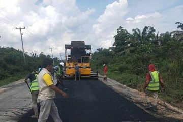 Pemprov Riau membangun jalan lintas Bono Rp93,86 miliar