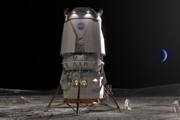 NASA Pilih Blue Origin untuk Misi Astronot ke Bulan