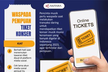 Waspada penipuan tiket konser