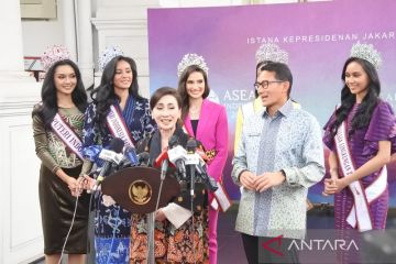 Presiden minta Puteri Indonesia ikut promosikan destinasi wisata