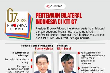 Pertemuan bilateral Indonesia di KTT G7