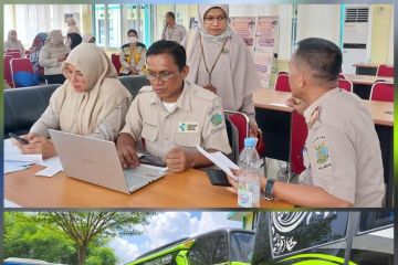 PPIH gelar simulasi kedatangan calon haji di Embarkasi Riau