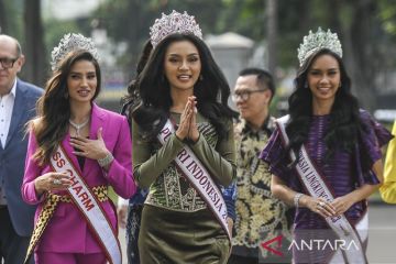 Puteri Indonesia temui Presiden Joko Widodo di Istana Kepresidenan