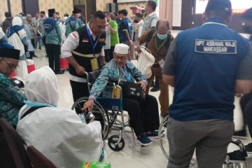 Embarkasi Makassar terapkan tagline "Haji Ramah Lansia"