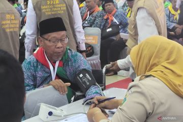 JCH kloter satu Embarkasi Jakarta lakukan cek kesehatan tahap ketiga