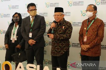 Wapres Ma'ruf: Media harus dapat beradaptasi di tengah serbuan konten