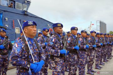 Patroli laut Gempur Nakotika Bersama di Papua Barat Daya