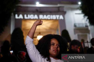 Protes serangan rasis yang menimpa Vinicius Jr
