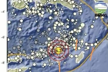 Gempa di Laut Saumlaki akibat subduksi Banda