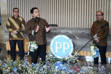 Menteri BUMN resmikan penggunaan Menara Danareksa yang dibangun PT PP