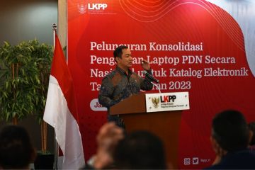 LKPP sebut konsolidasi pengadaan laptop nasional hemat 49,52 persen