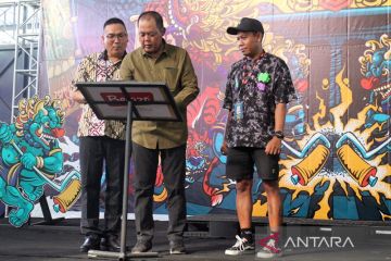 55 seniman ikuti Festival Grafiti MOS kedua di Indaco Karanganyar