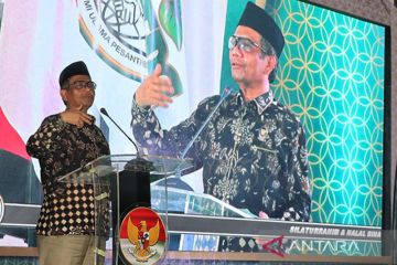 Mahfud MD minta ulama jaga moral bangsa dan pelaksanaan Pemilu 2024