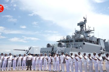 Angkatan Laut Indonesia-India latihan bersama di Selat Malaka