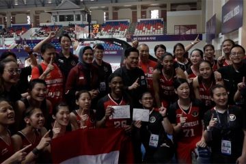 Cetak sejarah! Basket putri Indonesia raih emas SEA Games pertama kali