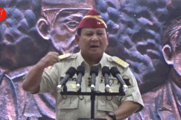 Di hadapan purnawirawan, Prabowo sebut tak menyerah meski pernah gagal