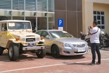 Disita KPK, mobil dalam kasus Rafael Alun dititipkan di Mapolres Solo