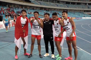 Emas Indonesia di SEA Games bertambah dari estafet putra 4x100 meter