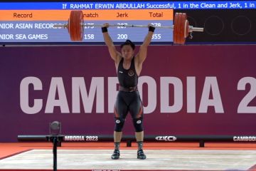 Lifter Rahmat Erwin sabet emas SEA Games 2023 dan catatkan rekor