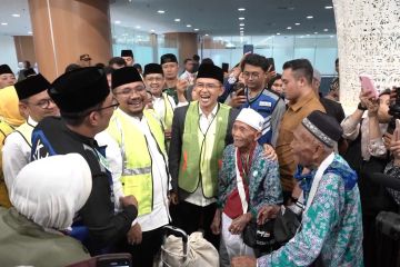 Menteri Agama lepas jamaah calon haji di Bandara Kertajati