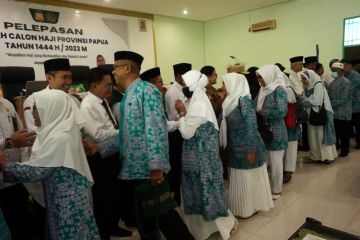 Pemprov Papua lepas 1.056 calon jamaah haji