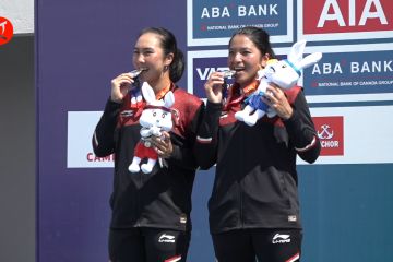 Petenis ganda putri raih medali perak SEA Games 2023