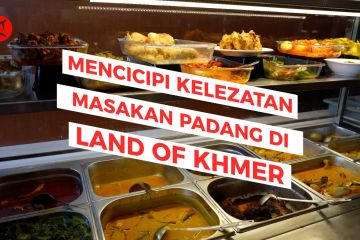 Mencicipi kelezatan masakan Padang di Land of Khmer