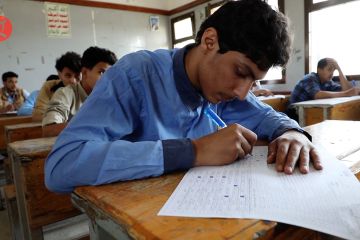 Yaman gelar ujian kelulusan SMA di tengah berbagai kesulitan