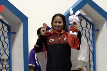 Angel Gabriella Yus kaget bisa raih medali gaya punggung 100 meter