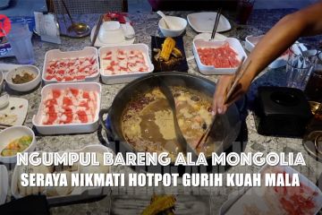 Ngumpul bareng ala Mongolia seraya nikmati hotpot gurih kuah mala