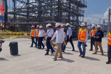 Progres pembangunan pabrik smelter di Gresik 61,5 persen
